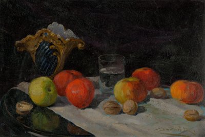 Csendélet almával alkotó: Ludovit Cordak