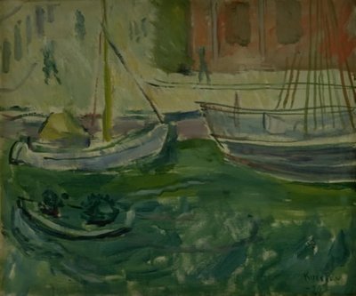 Kilátás Nyhavnra alkotó: Ludvig Karsten