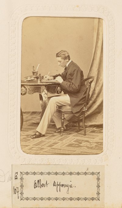 Albert Apponyi alkotó: Ludwig Angerer
