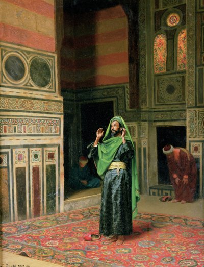A mecsetben alkotó: Ludwig Deutsch
