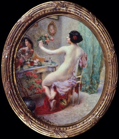 La Toilette. Ludwig Deutsch (1855-1935) festménye. alkotó: Ludwig Deutsch