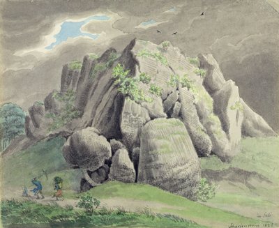 Scharfenstein Gudensberg közelében alkotó: Ludwig Emil Grimm