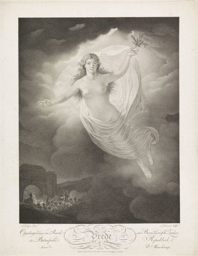 Az amiens-i béke allegóriája, 1802 Béke (cím a tárgyon) alkotó: Ludwig Gottlieb Portman