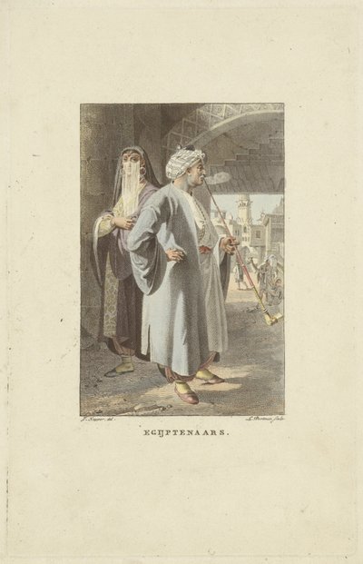 egyiptomiak egyiptomiak (cím a tárgyon) alkotó: Ludwig Gottlieb Portman