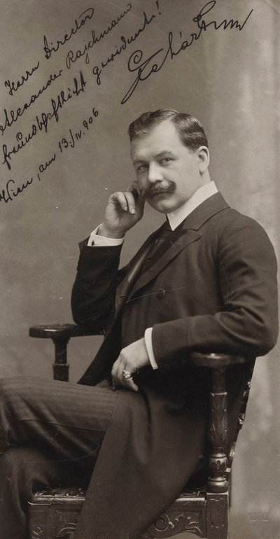 Portrait of the Composer Franz Lehár 1870-1948  , 1906. alkotó: Ludwig Gutmann