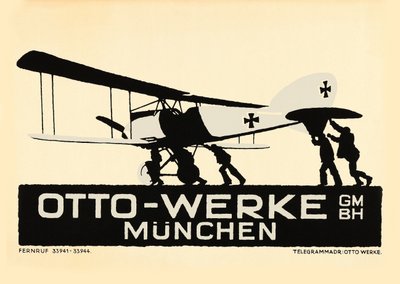 Otto-Werke, München, c. 1915 alkotó: Ludwig Hohlwein