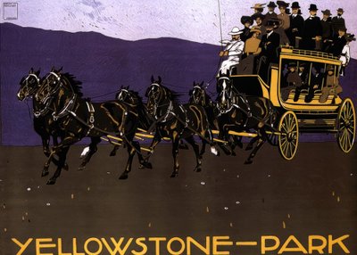 YELLOWSTONE-PARK alkotó: Ludwig Hohlwein