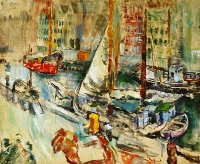 Nyhavnból, 1923 alkotó: Ludvik Peter Karsten