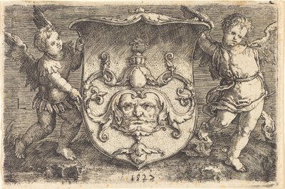 Pajzs Mascaronnal alkotó: Ludwig Krug