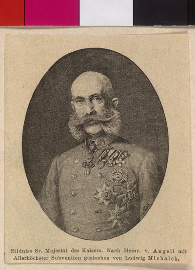 I. Ferenc József osztrák császár alkotó: Ludwig Michalek