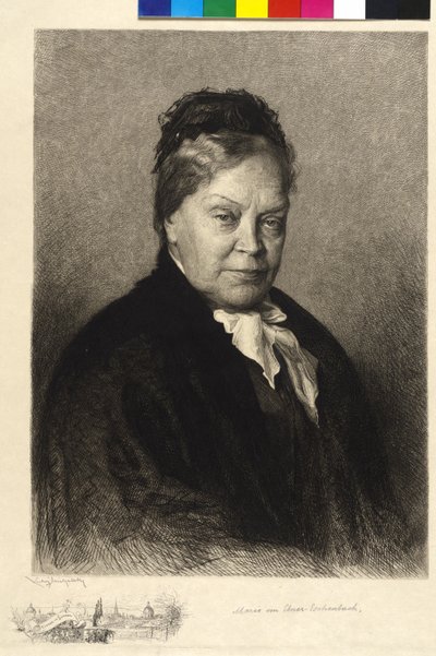 Marie von Ebner-Eschenbach alkotó: Ludwig Michalek