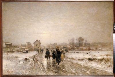 Visszatérve a piacról alkotó: Ludwig Munthe