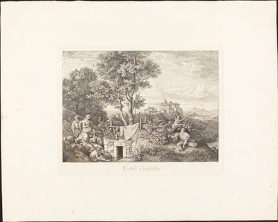 Castel Gandolfo alkotó: Ludwig Richter