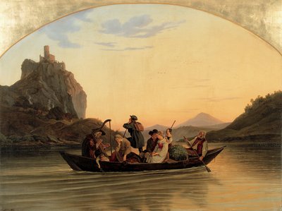 Átkelés Schreckensteinnél alkotó: Ludwig Richter