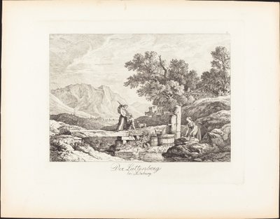 A Salzburg melletti Lattenberg alkotó: Ludwig Richter