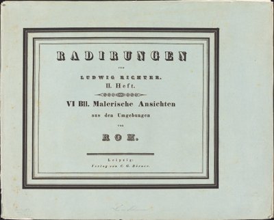 Festői kilátás Róma környékéről alkotó: Ludwig Richter