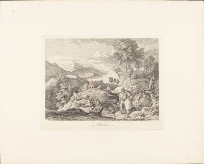Olevano alkotó: Ludwig Richter