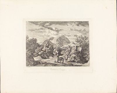 Rocca di Mezzo alkotó: Ludwig Richter