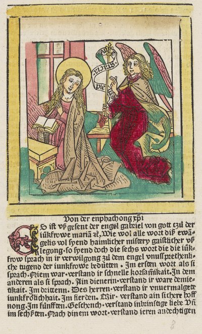 Gaistliche usslegong des lebes Jhesu Cristi alkotó: Ludwig Schongauer, German 15th Century, Ludolph of Saxony