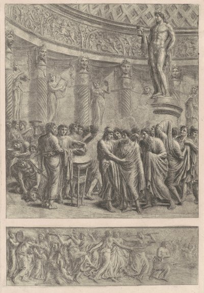 Antik áldozat, 1820-as évek. alkotó: Luigi Ademollo