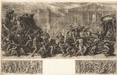 A jeruzsálemi templom zsákja, kb. 1838. alkotó: Luigi Ademollo