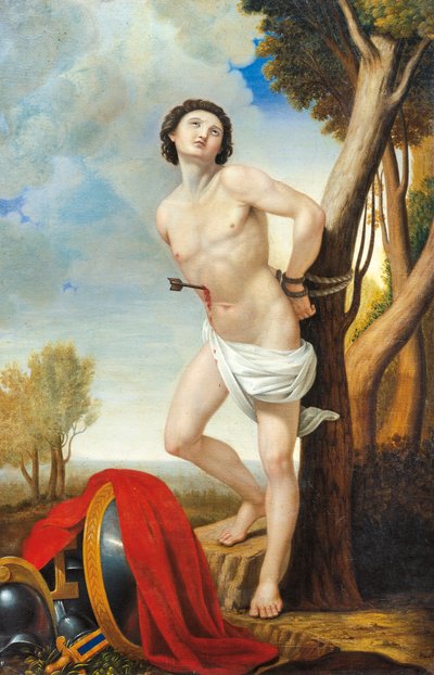Szent Sebestyén vértanúsága, Luigi Asioli (1817-77), olaj, vászon alkotó: Luigi Asioli