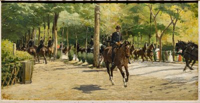 A Cascine-ban alkotó: Luigi Gioli