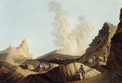 Stromboli-sziget, kráter alkotó: Luigi Mayer