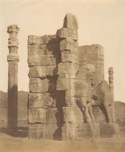 10 [Minden Nemzetek Kapuja, Perszepolisz, Fars], 1840-60-as évek. alkotó: Luigi Pesce