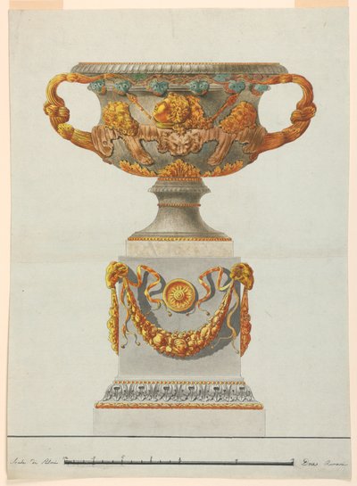 Rajz, urna, 1800 körül alkotó: Luigi Righetti