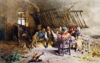 Egy pajtában, alkotó: Luigi Rossi