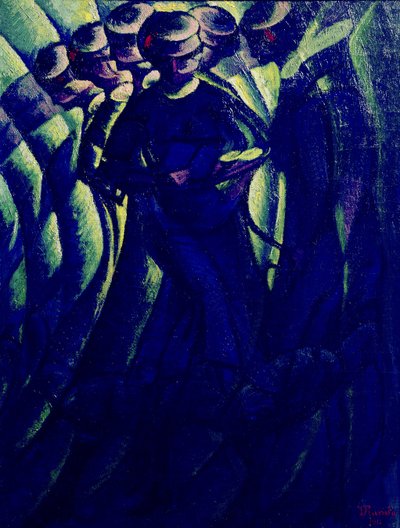 Szinopszis a női mozgásokról alkotó: Luigi Russolo