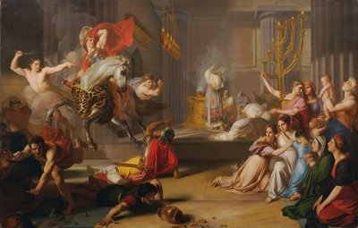 Heliodorus kiűzése a templomból alkotó: Luigi Sabatelli