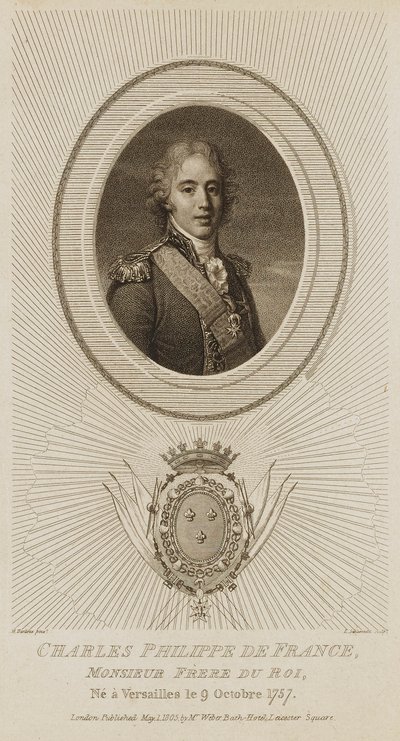 Charles Philippe de France alkotó: Luigi Schiavonetti
