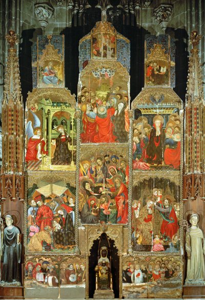 Szent Mária oltár alkotó: Luis Borrassa