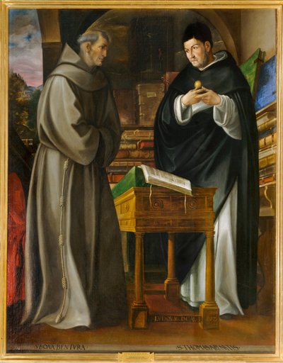 Szent Bonaventura és Aquinói Szent Tamás. 10034567 ... alkotó: Luis de Carvajal