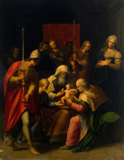 A körülmetélés, 1590 körül alkotó: Luis de Carvajal