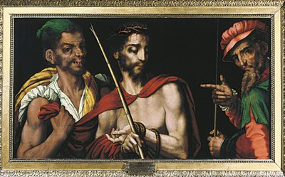"Krisztus Poncius Pilátus előtt (Pontius Pilatius)" Luis de Morales (1515-1586) festménye XVI. alkotó: Luis de Morales