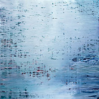 Ganga 11, 2018 (olaj, vászon) alkotó: Luke Elwes