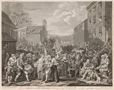 Március Finchleyhez 1746-ban (Hogarth után) alkotó: Luke Sullivan