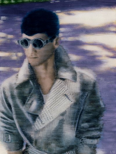 Mikey, 2012 körül (akrilfesték, papír) alkotó: Luke Waller