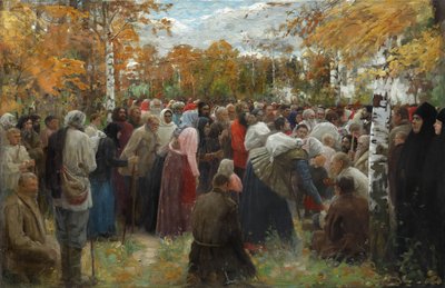 A szent helyekre, 1911. alkotó: Lukian Vasilyevich Popov