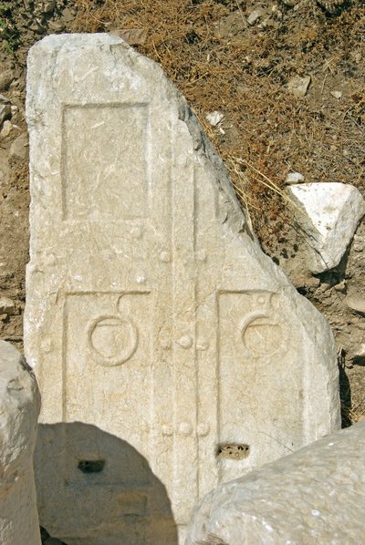 Faragott ajtónyílás, Xanthos, Törökország alkotó: Lycian