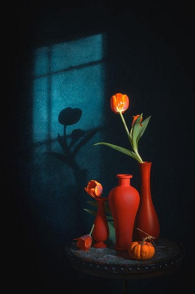 Hangulatos tulipános csendélet alkotó: Lydia Jacobs