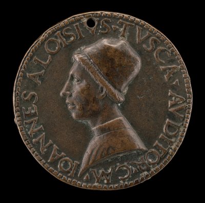 Giovanni Alvise Toscani, c. 1450-1478, milánói jogtanácsos, konzisztóriumi ügyvéd ... [előlap]. alkotó: Lysippus Junior