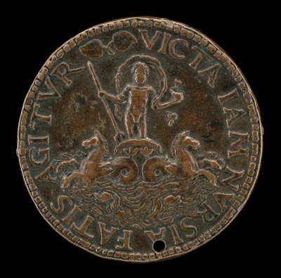 Neptunusz tengeri autóban [hátra]. alkotó: Lysippus Junior
