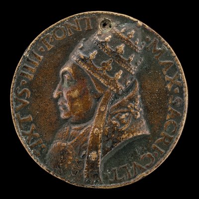 IV. Sixtus Francesco della Rovere, 1414-1484, pápa 1471 [előlap]. alkotó: Lysippus Junior