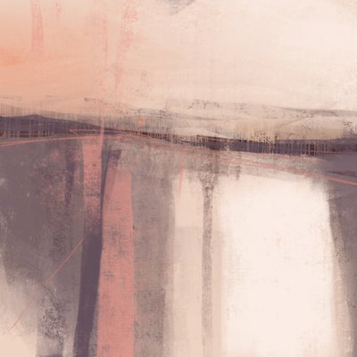 Blush Horizon – Absztrakt alkotó: MANSI SAXENA