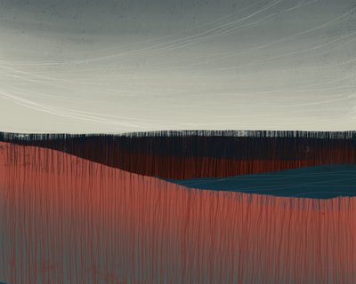 Nyugodt, absztrakt horizont alkotó: MANSI SAXENA