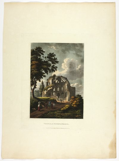 Minerva Medica temploma, huszonötödik tábla Róma romjaiból alkotó: M. Dubourg